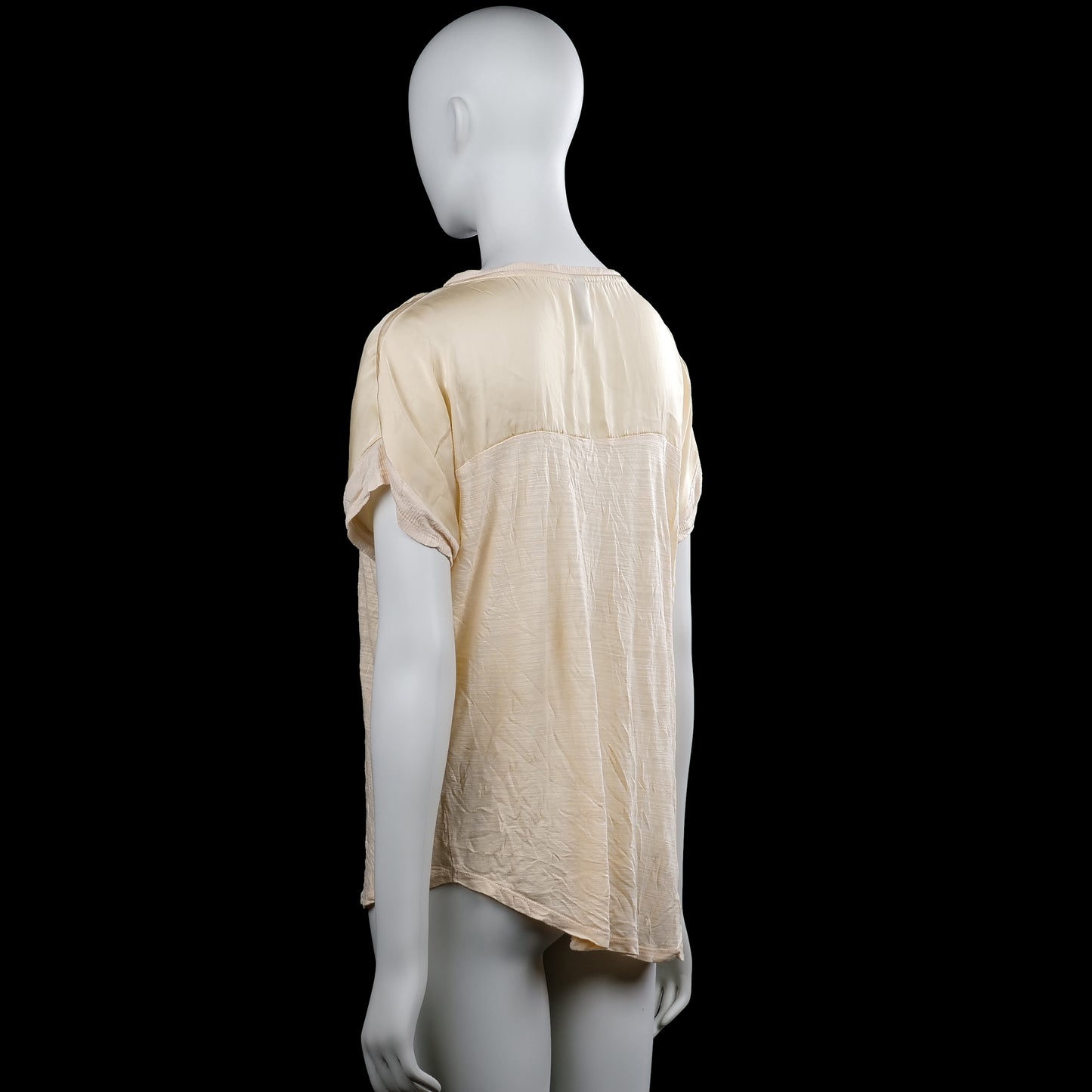 T-shirt - Beige & Ivory - Size L