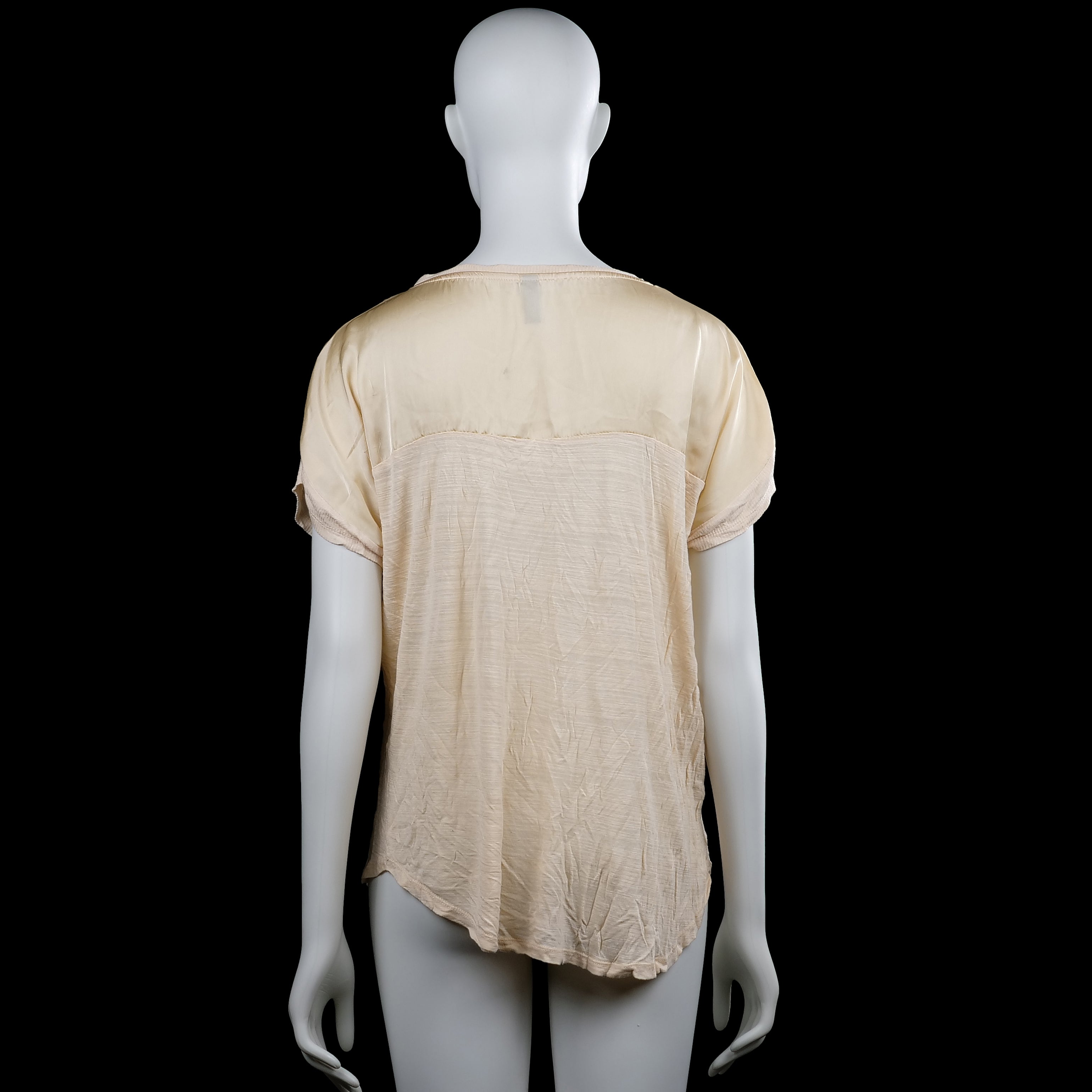 T-shirt - Beige & Ivory - Size L