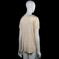 T-shirt - Beige & Ivory - Size L