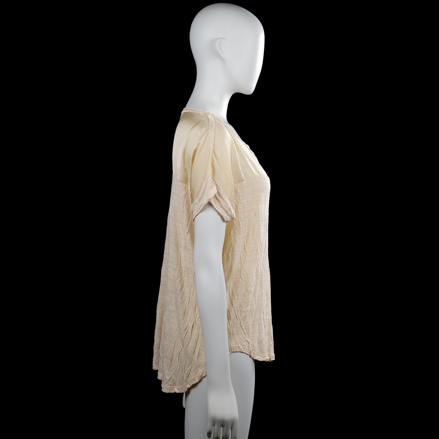 T-shirt - Beige & Ivory - Size L