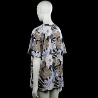 T-shirt - White & Brown - Size XXXL