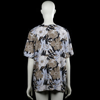T-shirt - White & Brown - Size XXXL