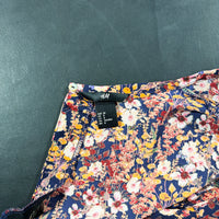 Blouse - Navy & Orange - Size 38