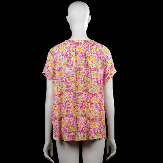 Blouse - Pink & Yellow - Size XXL