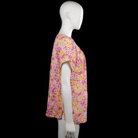 Blouse - Pink & Yellow - Size XXL