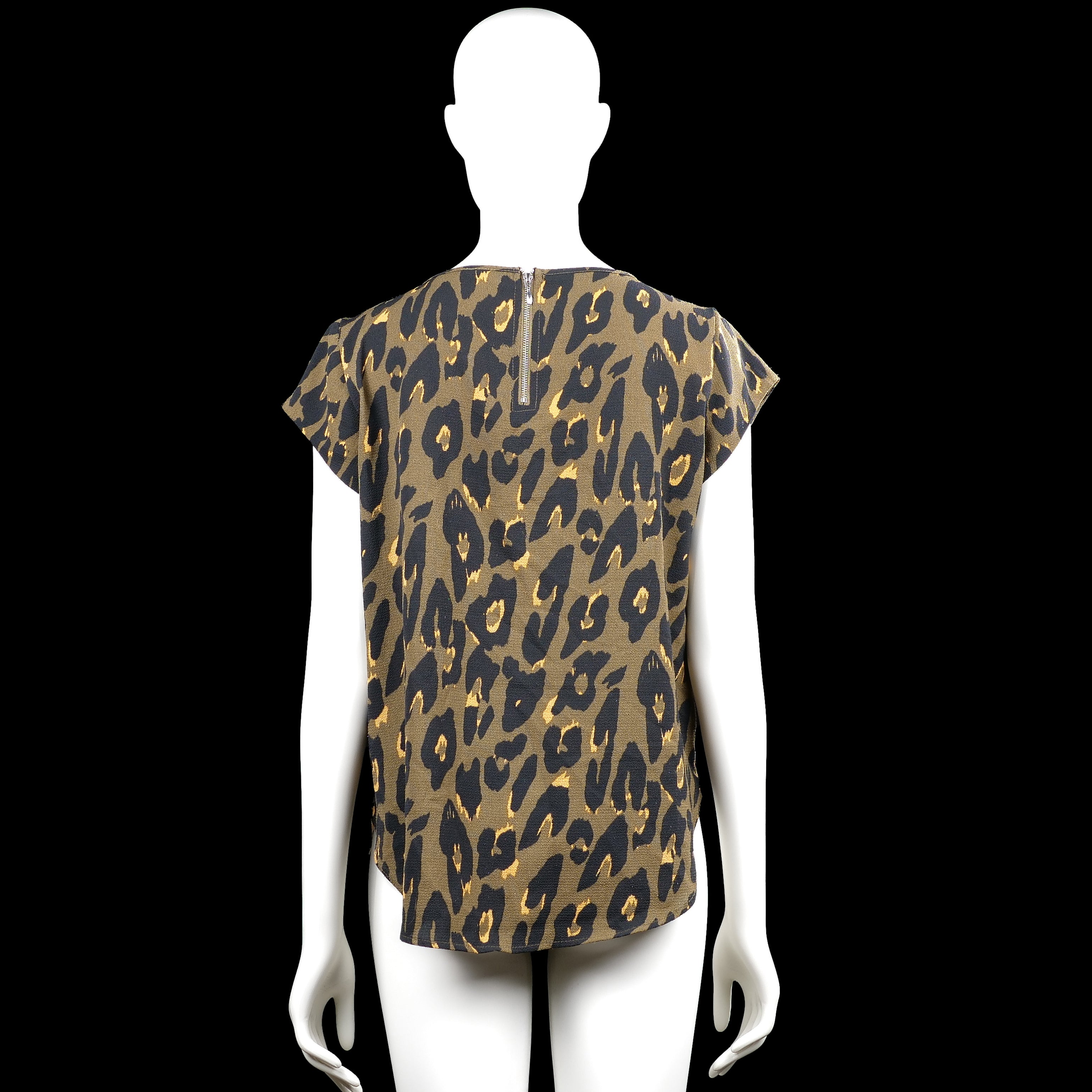 T-shirt - Olive & Black - Size 38