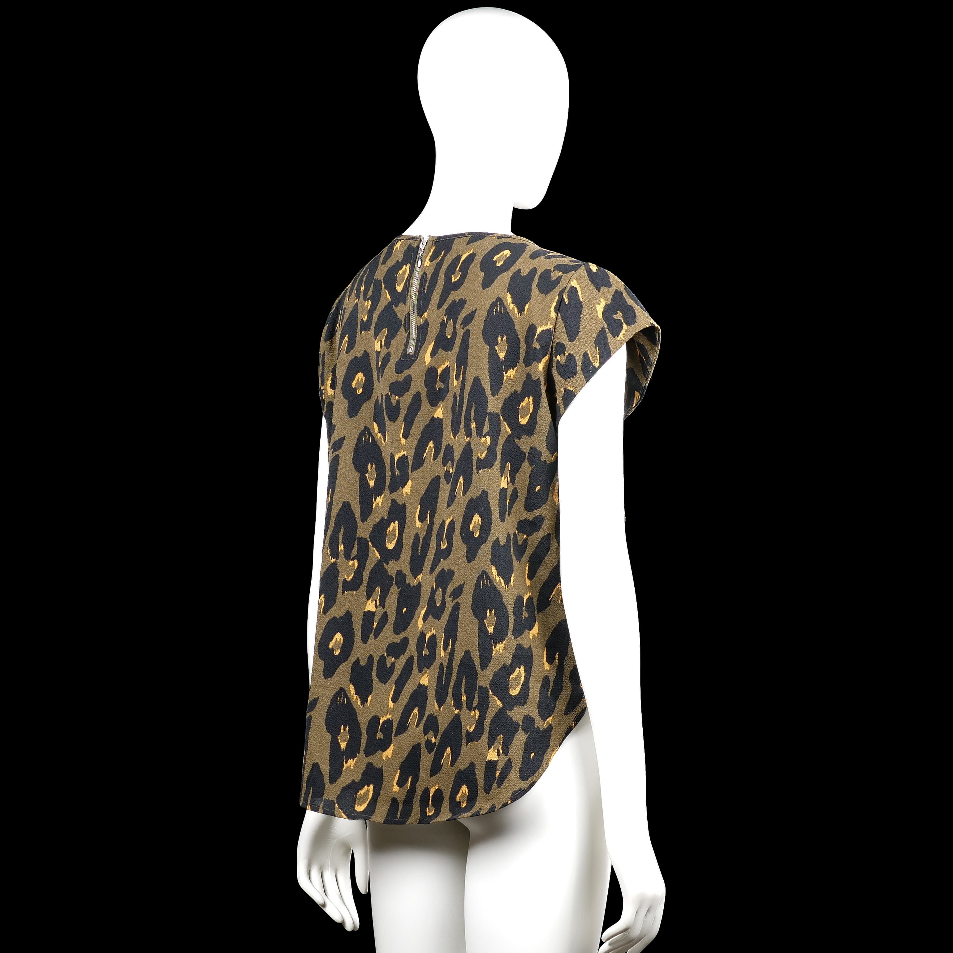 T-shirt - Olive & Black - Size 38