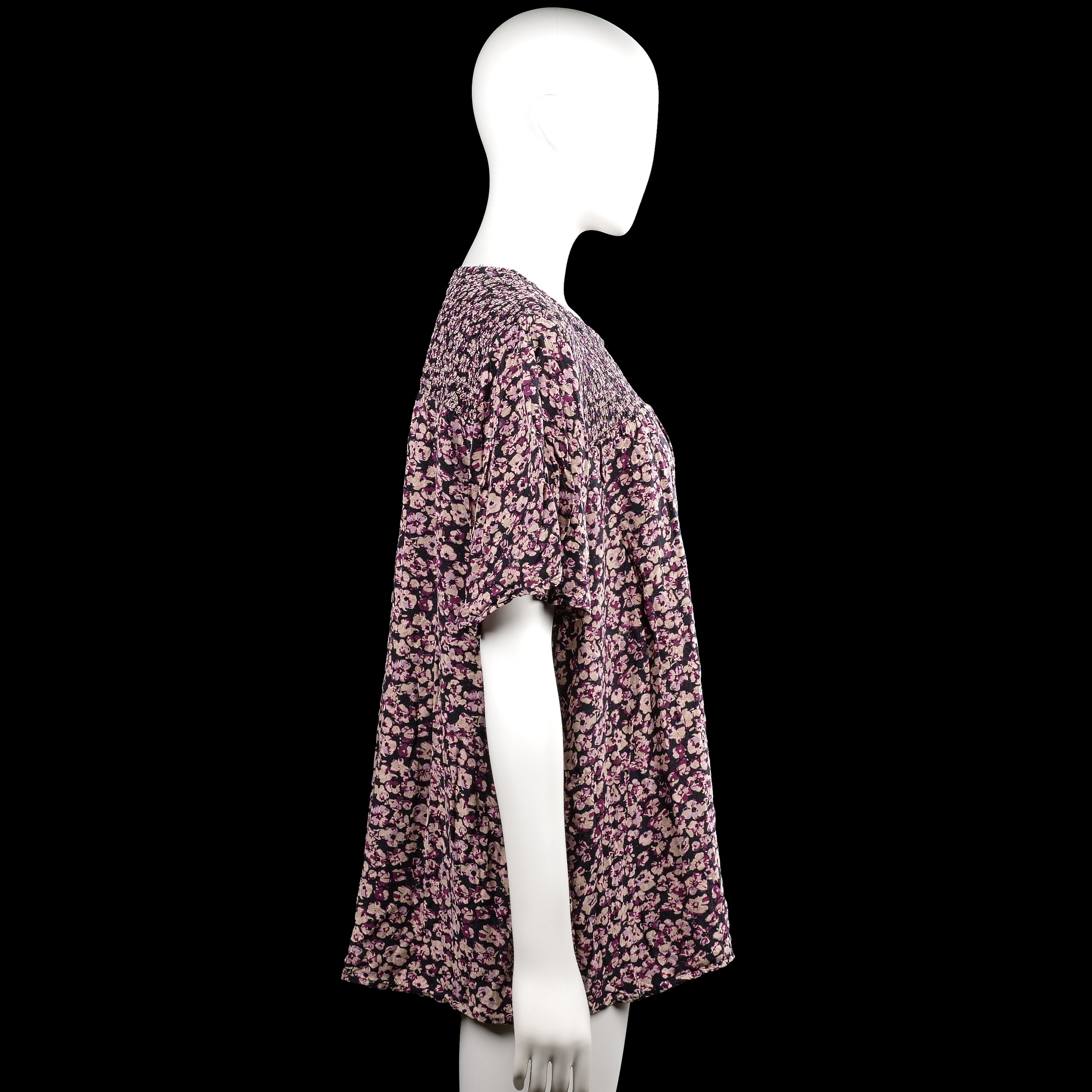 Tunic - Purple & Black - Size XXL