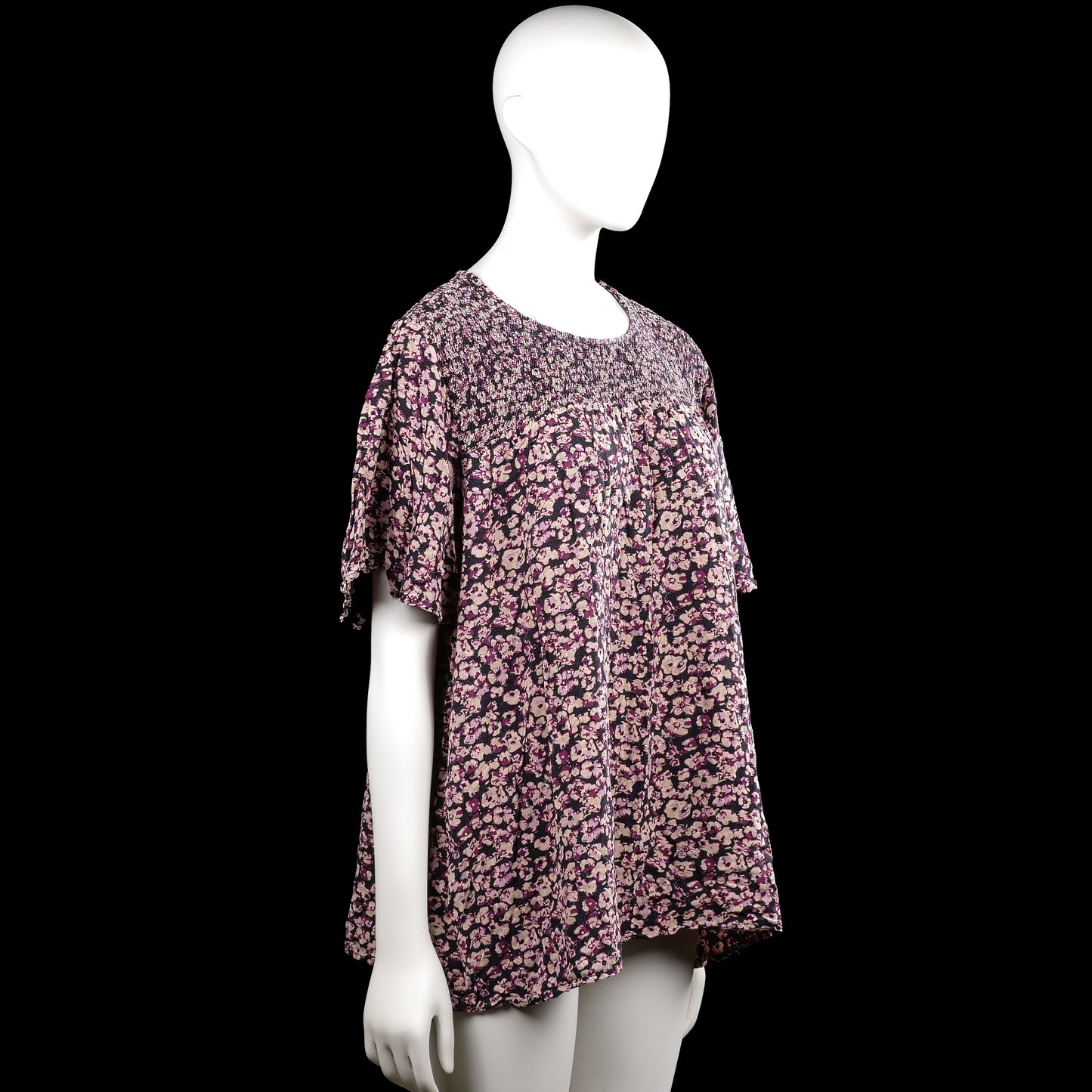 Tunic - Purple & Black - Size XXL