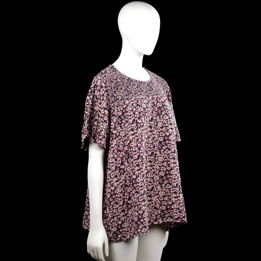 Tunic - Purple & Black - Size XXL