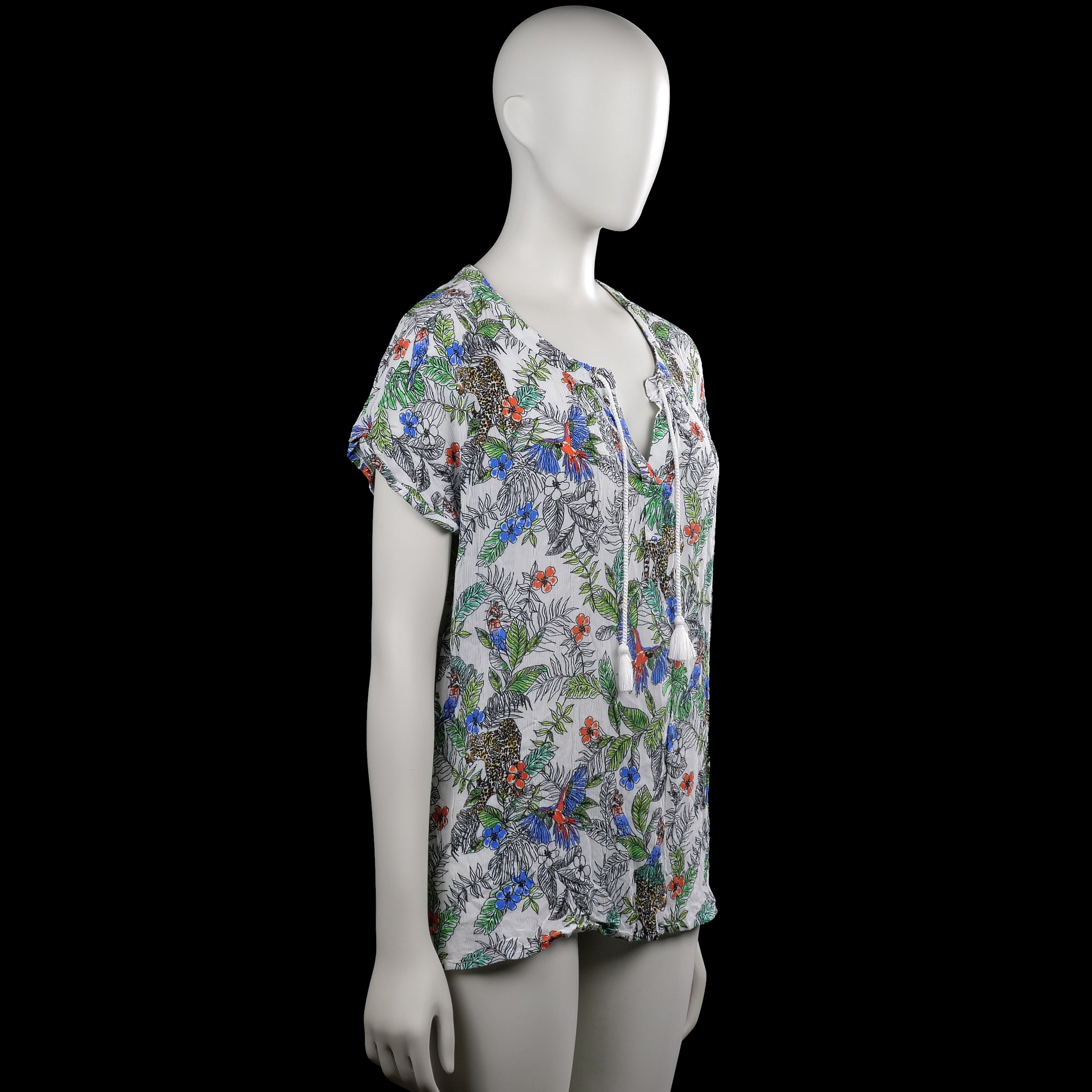 Blouse - Multicolored - Size L