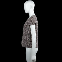 T-shirt - Beige & Black - Size 38