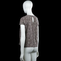 T-shirt - Beige & Black - Size 38