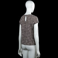 T-shirt - Beige & Black - Size 38