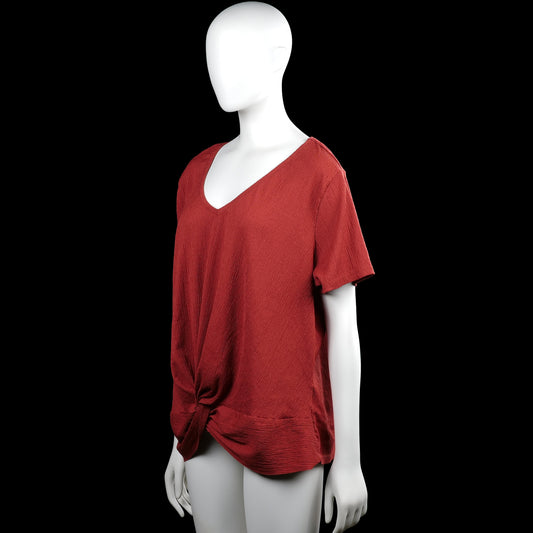 T-shirt - Brick Red - Size XXL