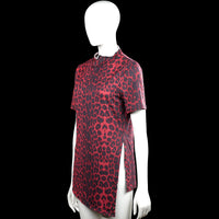 Tunic - Red & Charcoal - Size M