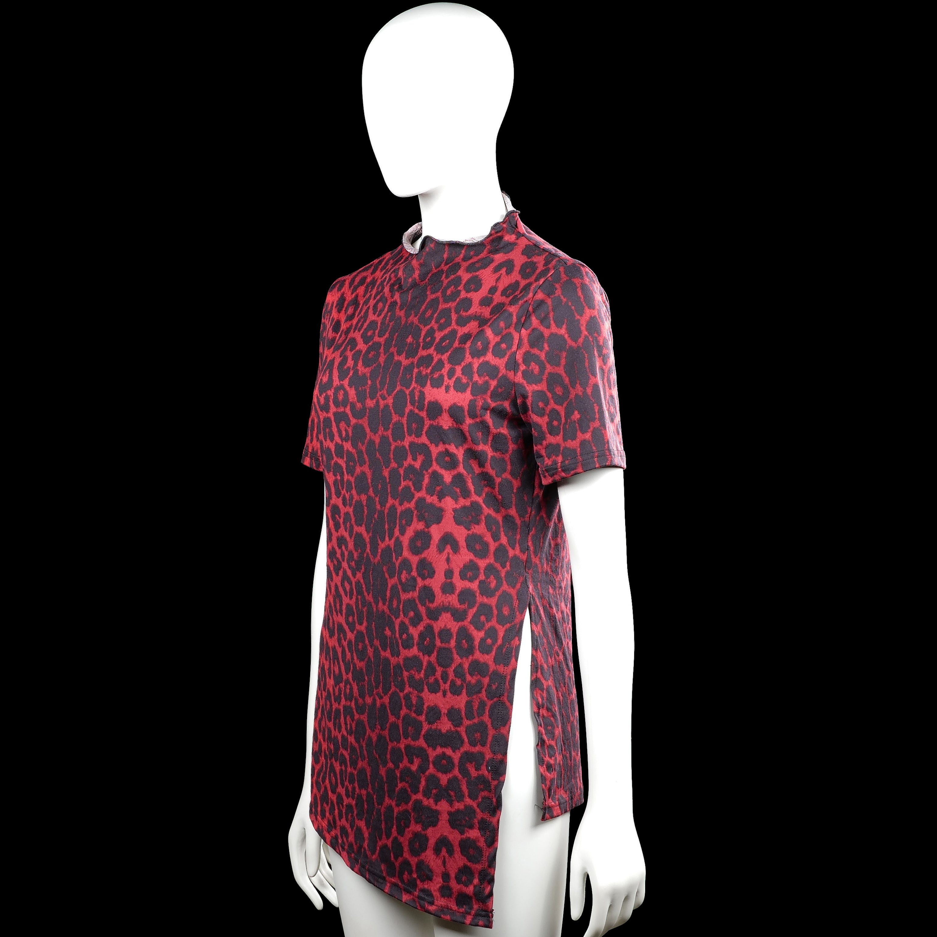 Tunic - Red & Charcoal - Size M