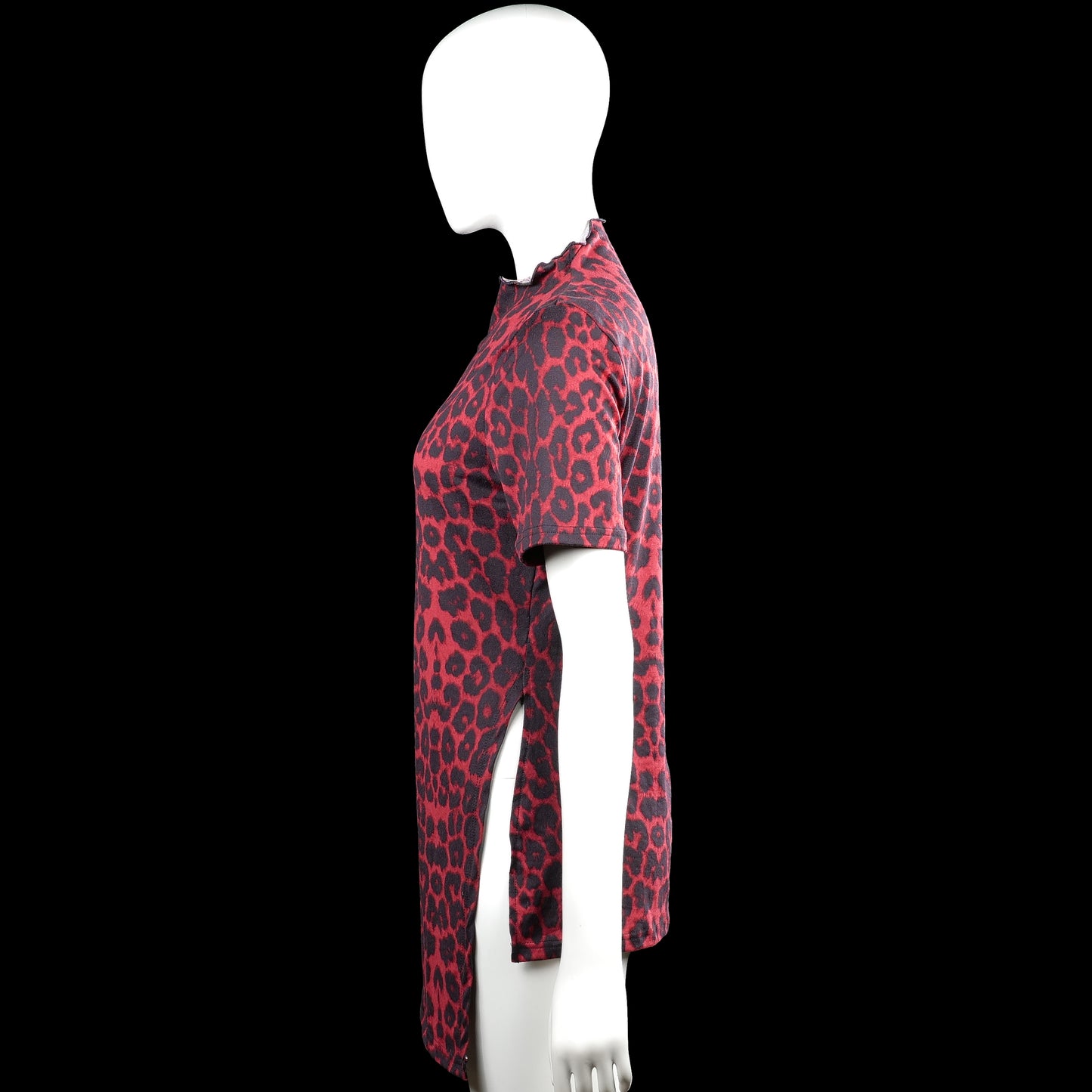 Tunic - Red & Charcoal - Size M