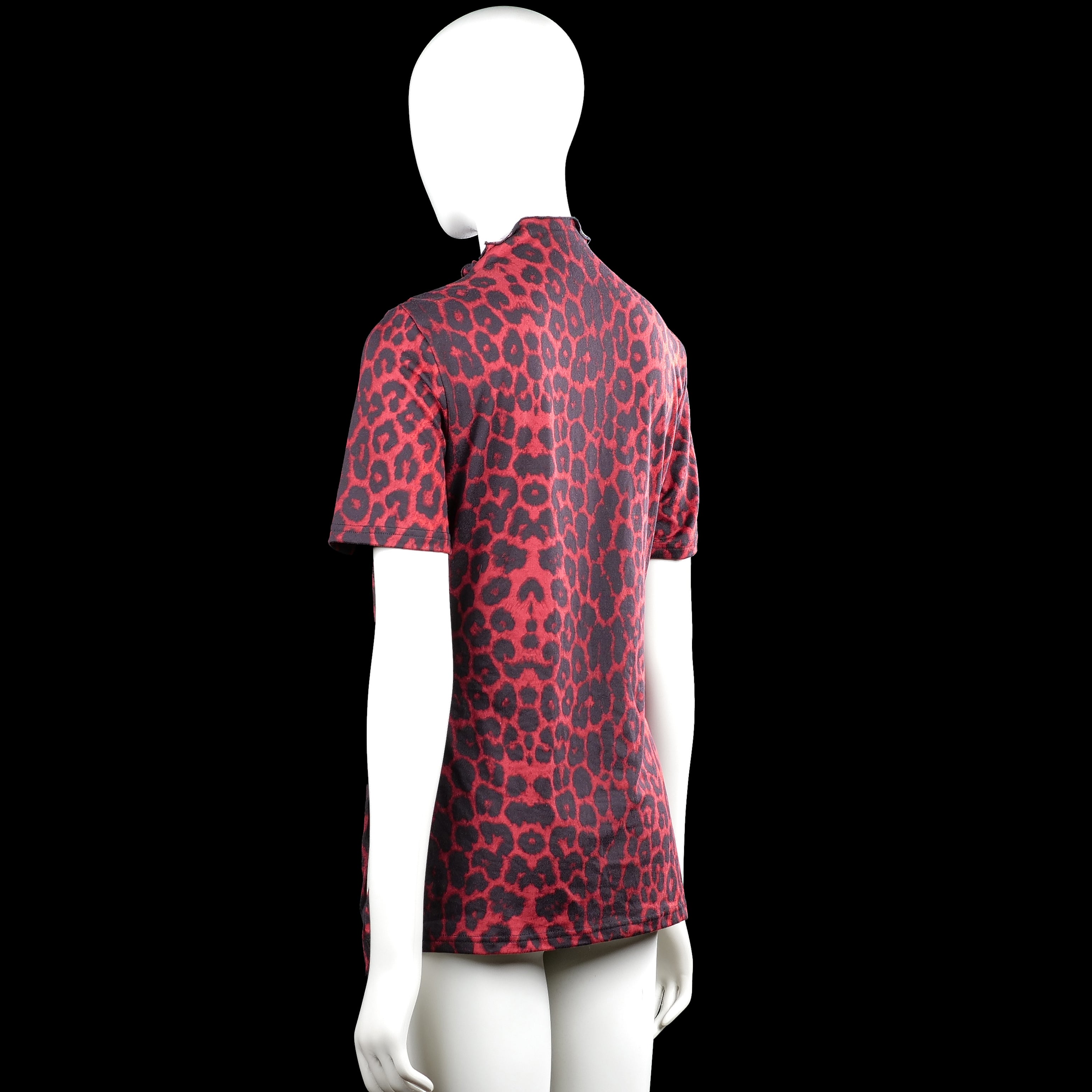 Tunic - Red & Charcoal - Size M