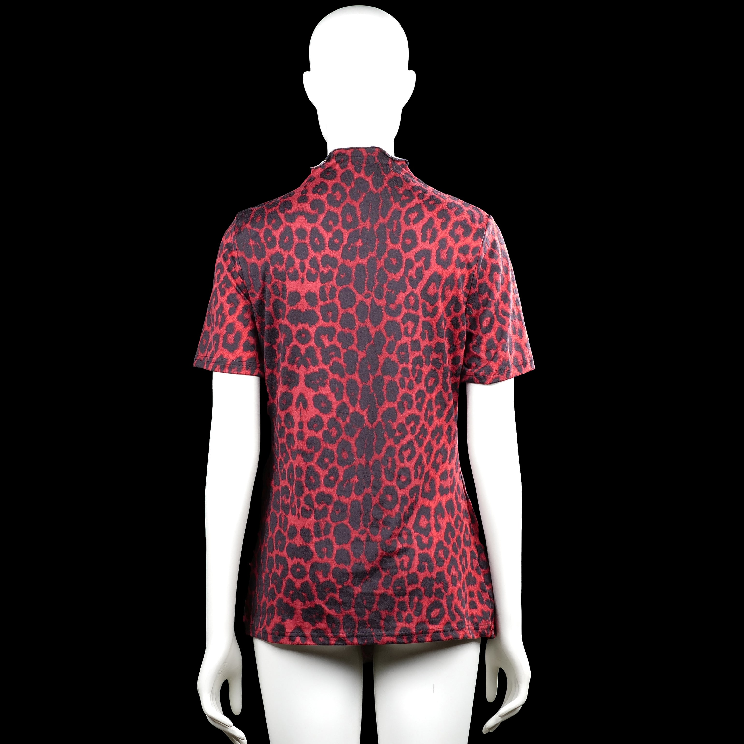 Tunic - Red & Charcoal - Size M