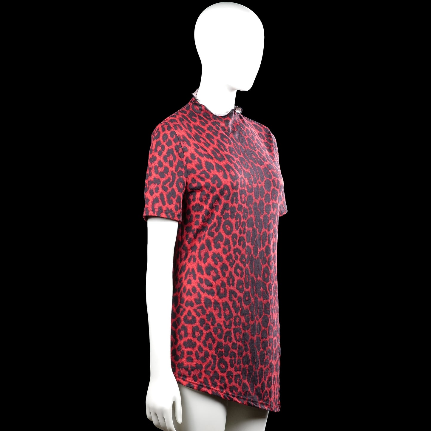 Tunic - Red & Charcoal - Size M