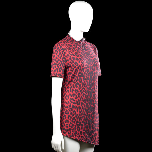 Tunic - Red & Charcoal - Size M