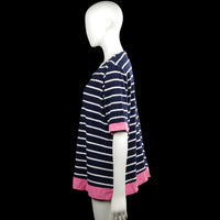 T-shirt - Navy & Pink - Size XL