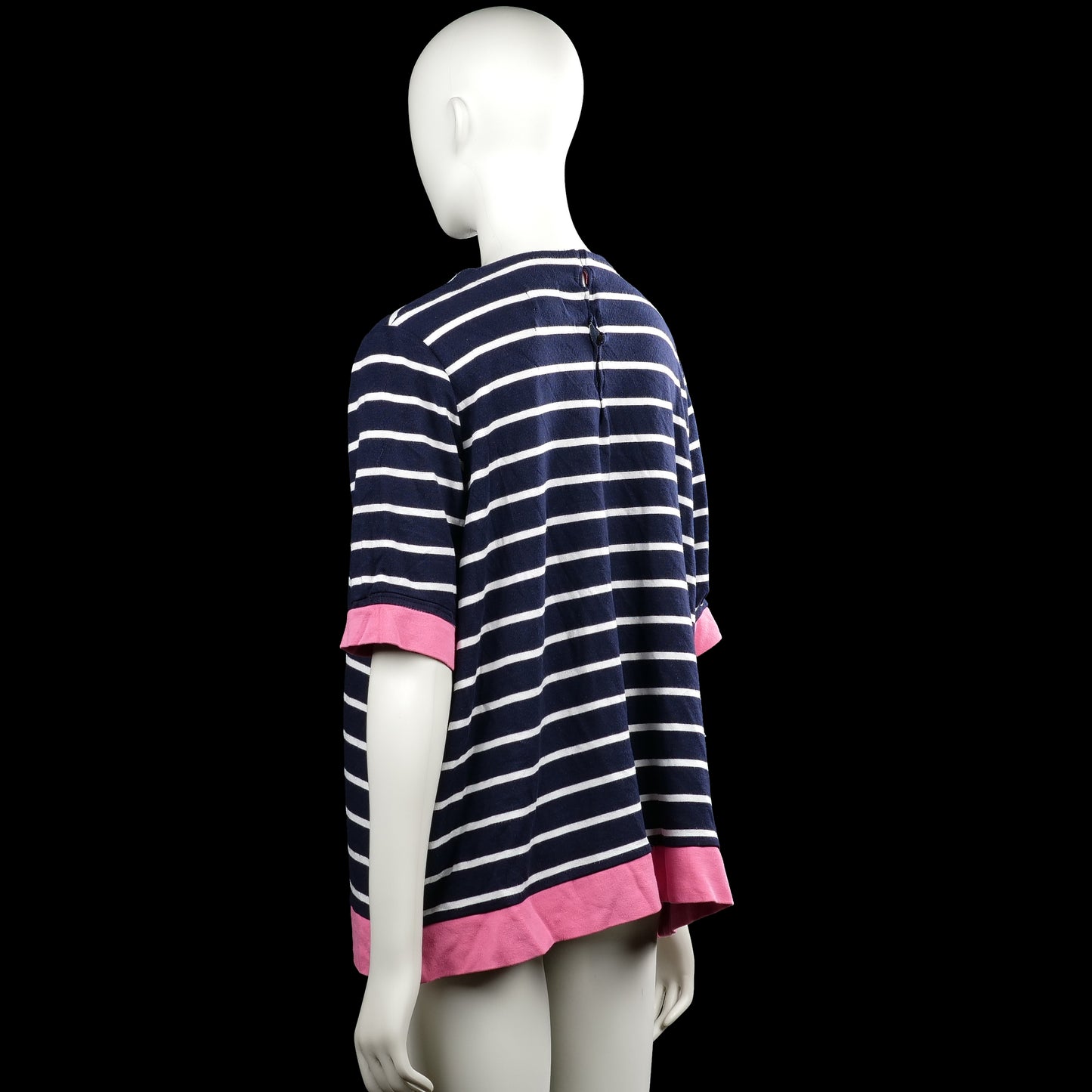 T-shirt - Navy & Pink - Size XL
