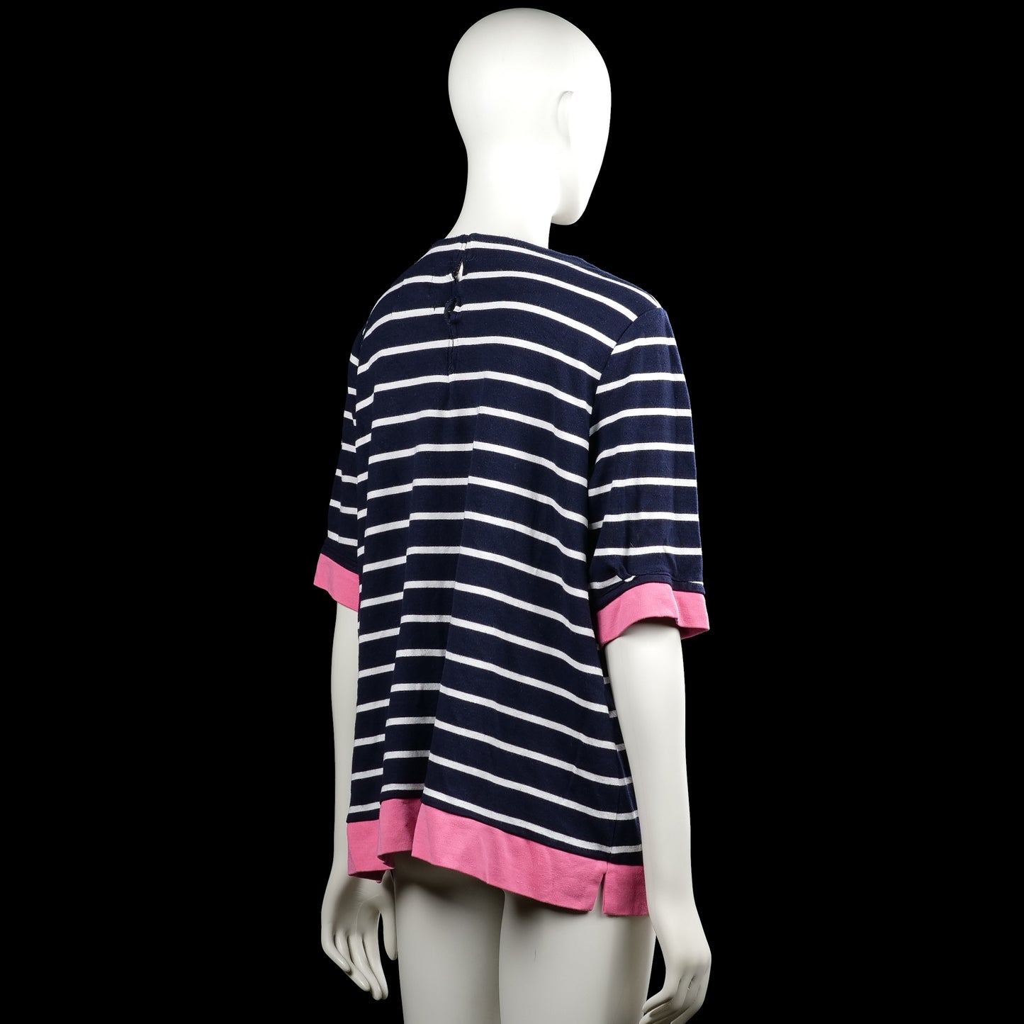 T-shirt - Navy & Pink - Size XL
