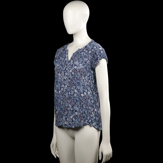 Blouse - Navy & Light Blue - Size 38