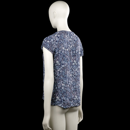 Blouse - Navy & Light Blue - Size 38