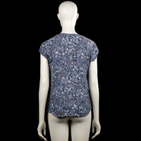Blouse - Navy & Light Blue - Size 38