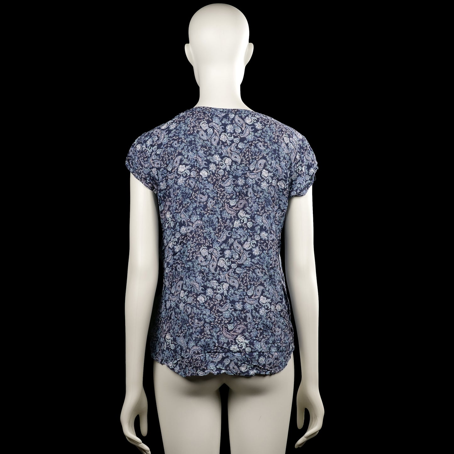 Blouse - Navy & Light Blue - Size 38