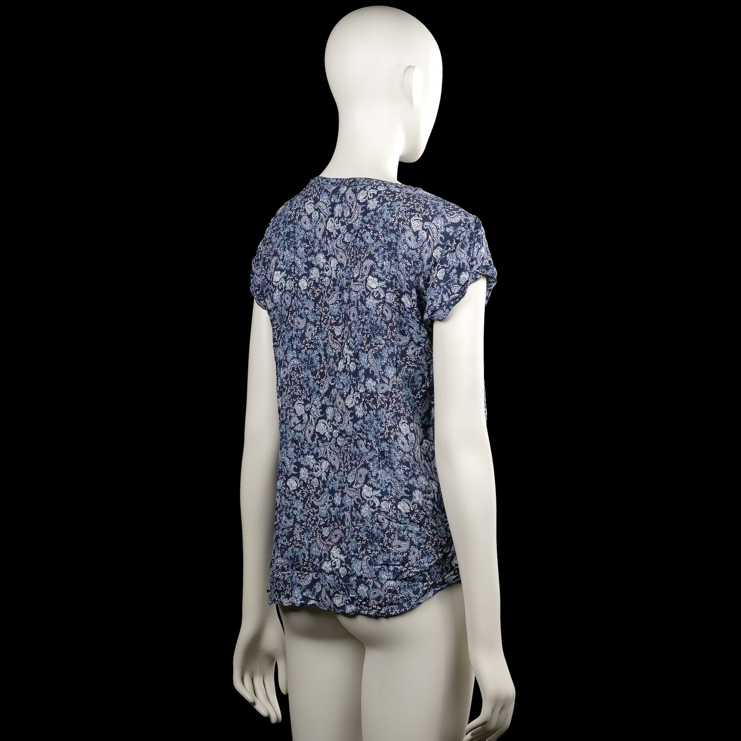 Blouse - Navy & Light Blue - Size 38