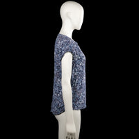 Blouse - Navy & Light Blue - Size 38