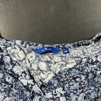 Blouse - Navy & Light Blue - Size 38