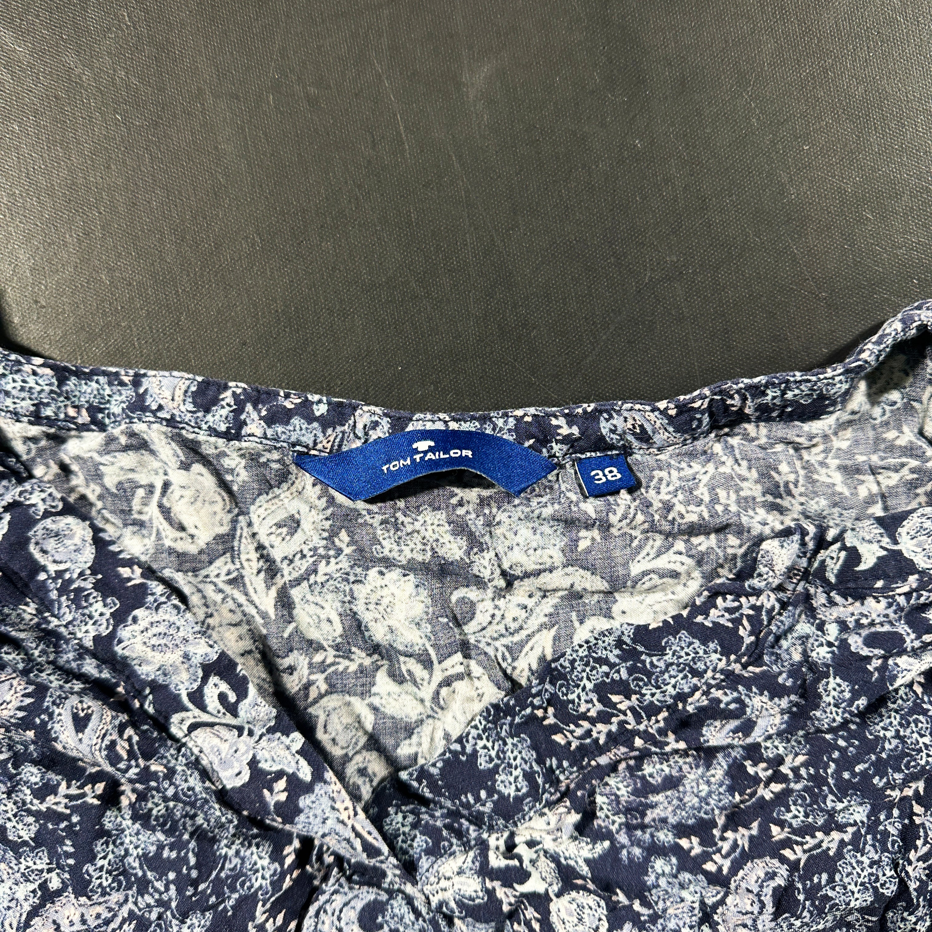 Blouse - Navy & Light Blue - Size 38