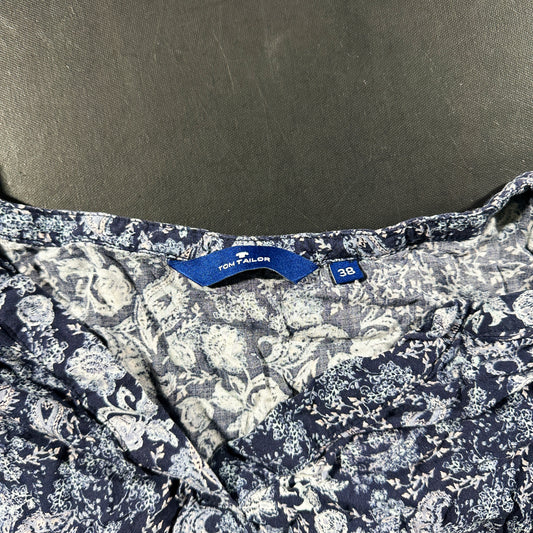 Blouse - Navy & Light Blue - Size 38
