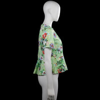 Blouse - Sage & Multicolored - Size XS