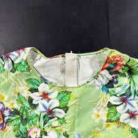 Blouse - Sage & Multicolored - Size XS