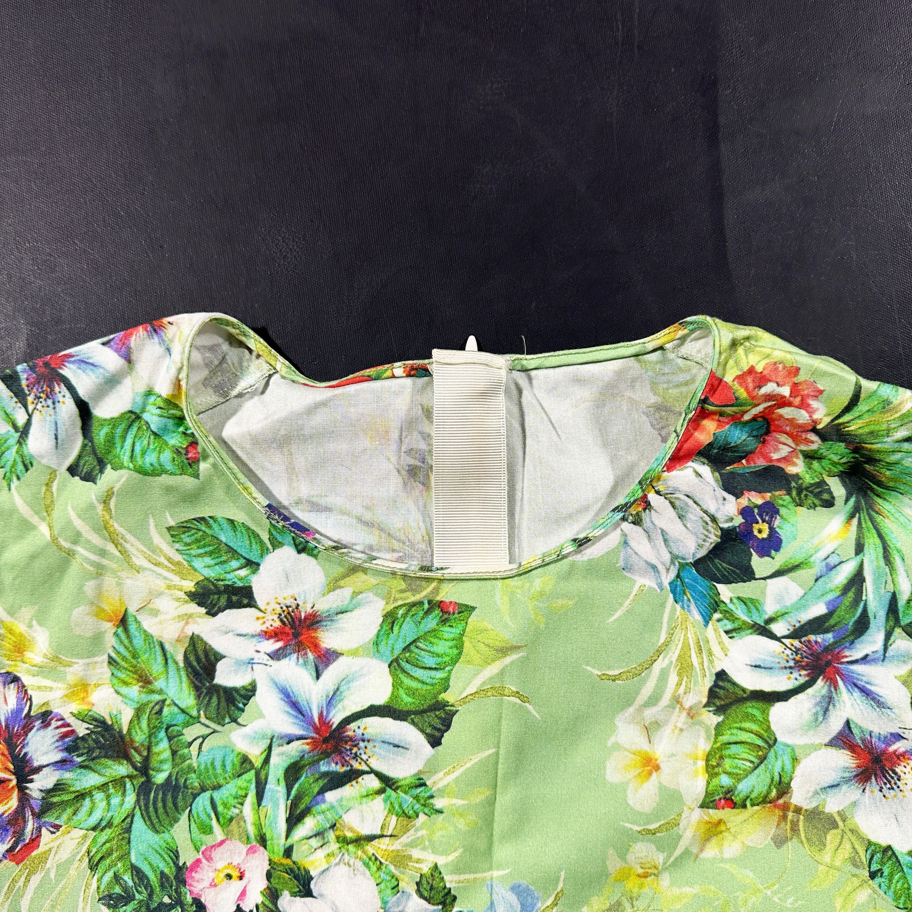 Blouse - Sage & Multicolored - Size XS