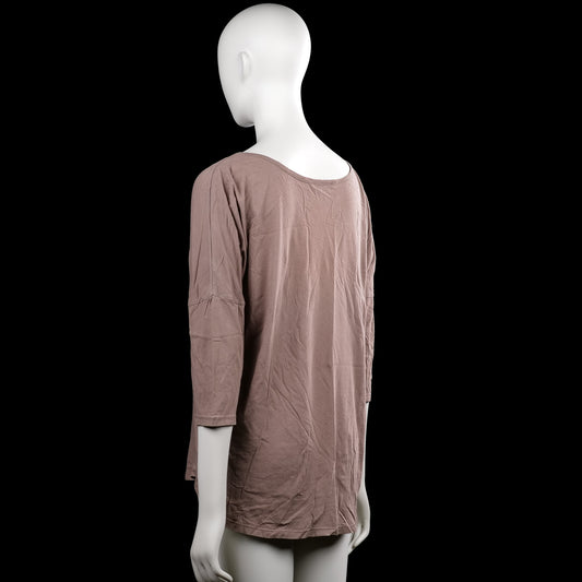 Long-sleeve top - Taupe - Size L