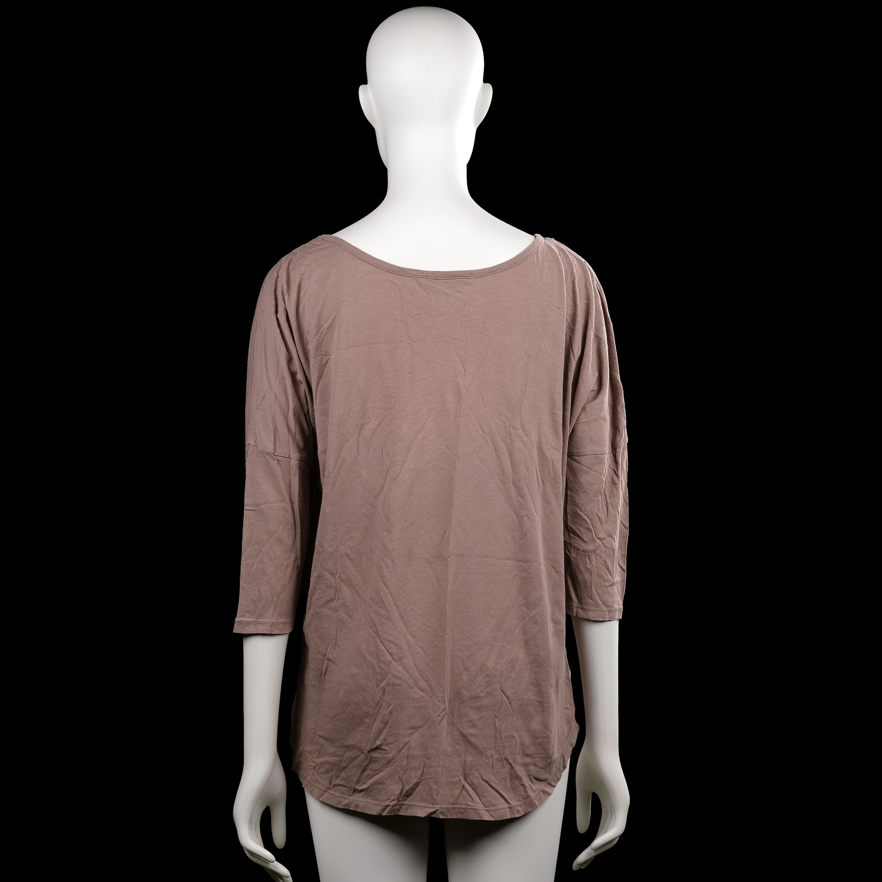 Long-sleeve top - Taupe - Size L