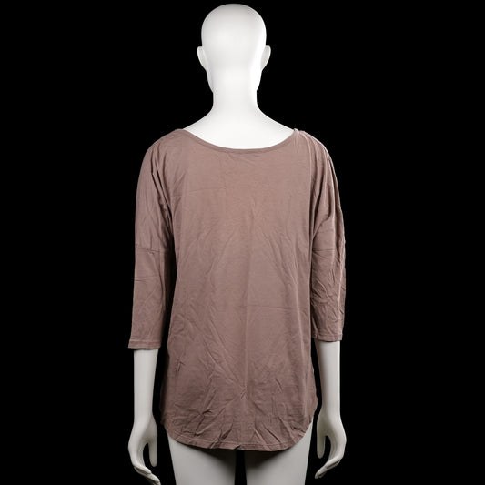 Long-sleeve top - Taupe - Size L
