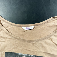 Long-sleeve top - Taupe - Size L