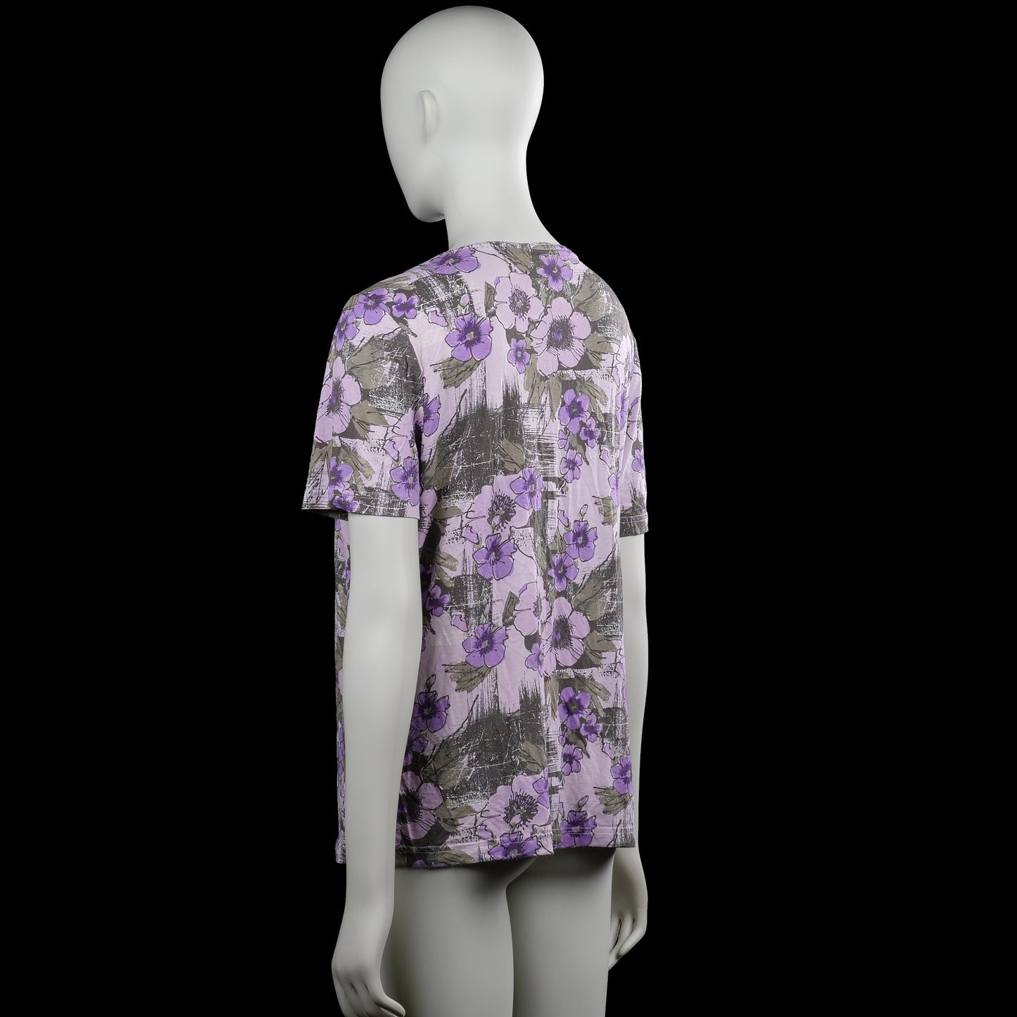 T-shirt - Purple & Gray - Size M