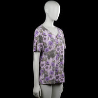 T-shirt - Purple & Gray - Size M