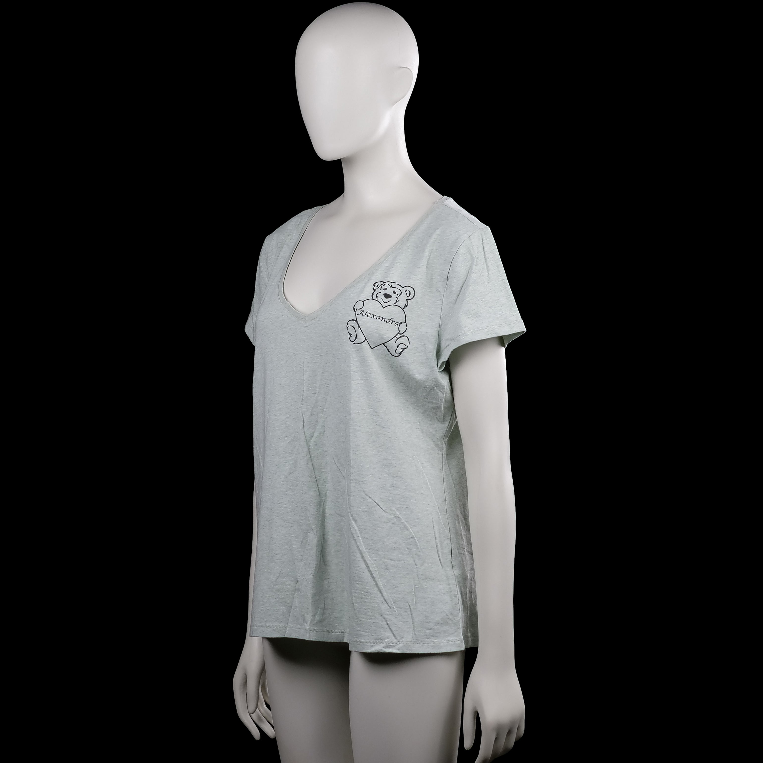 T-shirt - Light Gray - Size XL