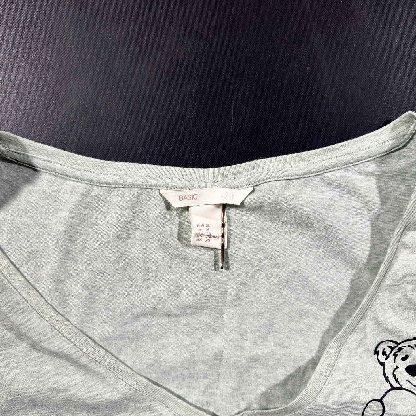 T-shirt - Light Gray - Size XL