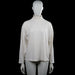 Mardi gras - Turtleneck - Ivory - Size ONE SIZE - Ivory solid long-sleeve top with a turtleneck and dropped shoulders. Straight hem and plain cuffs.